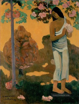 Te avae keine Maria Monat von Maria Beitrag Impressionismus Primitivismus Paul Gauguin Ölgemälde